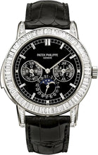 Load image into Gallery viewer, Patek Philippe 5073P - 001 Complications Day - Date Annual Calendar 42 mm Moon Phase Black Index Platinum Diamond Set Automatic - 42mm - Luxury Time NYC