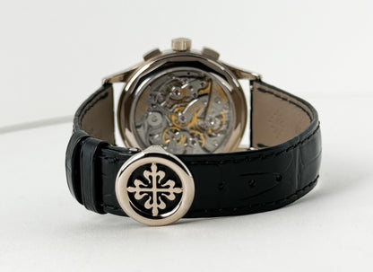 Patek Philippe 5170G - 001 Complications Chronograph 39.4mm Silver White Arabic White Gold Manual - Luxury Time NYC