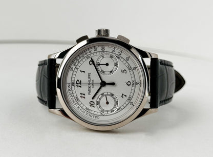 Patek Philippe 5170G - 001 Complications Chronograph 39.4mm Silver White Arabic White Gold Manual - Luxury Time NYC