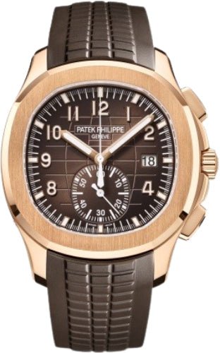 Patek Philippe Aquanaut Chronograph Rose Gold Brown Dial | 5968R - 001 - Luxury Time NYC