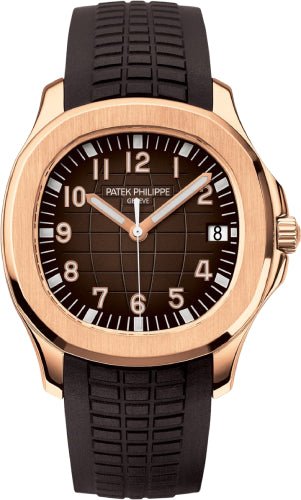 Patek Philippe Aquanaut Date Sweep Seconds Rose Gold Brown Dial | 5167R - 001 - Luxury Time NYC