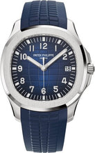 Load image into Gallery viewer, Patek Philippe Aquanaut &quot;Jumbo&quot; White Gold Blue Dial 42.2 mm - 5168G - 001 - Luxury Time NYC