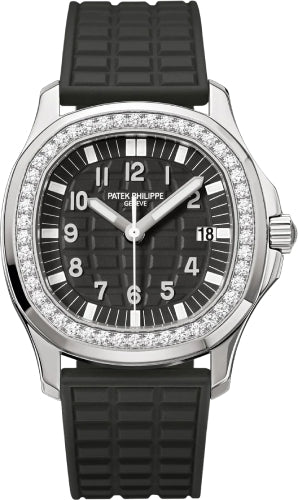 Patek Philippe Aquanaut Ladies Stainless Steel Black Dial | 5067A - 001 - Luxury Time NYC