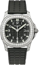 Load image into Gallery viewer, Patek Philippe Aquanaut Ladies White Gold Diamonds Black Dial | 5069G - 001 - Luxury Time NYC