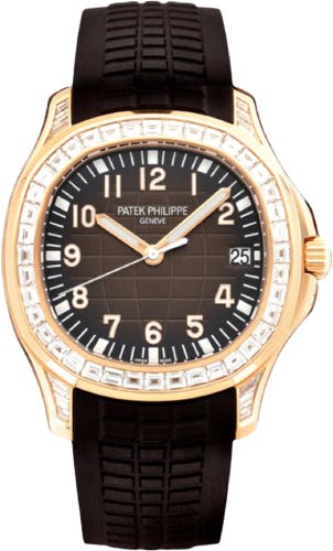 Patek Philippe Aquanaut Rose Gold Brown Dial Diamond Bezel | 5167/300R - 010 - Luxury Time NYC