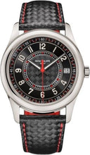 Load image into Gallery viewer, Patek Philippe Calatrava Date Sweep Seconds White Gold Black Carbon Motif Dial Red | 6007G - 010 - Luxury Time NYC