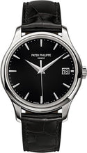 Load image into Gallery viewer, Patek Philippe Calatrava Date Sweep Seconds White Gold Black Dial | 5227G - 010 - Luxury Time NYC