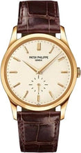 Load image into Gallery viewer, Patek Philippe Calatrava Small Seconds Yellow Gold Silver Dial | 5196J - 001 - Luxury Time NYC