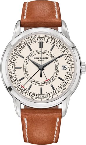 Patek Philippe Calatrava Weekly Calendar Steel 40mm Silver Opaline Dial | 5212A - 001 - Luxury Time NYC