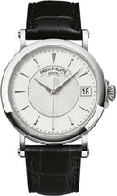 Load image into Gallery viewer, Patek Philippe Calatrava White Gold Black Guillouche Dial | 5153G - 001 - Luxury Time NYC