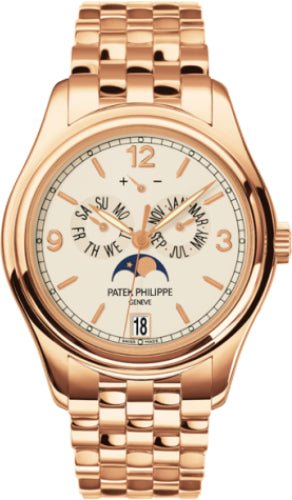 Patek Philippe Complications Annual Calendar Moon Phases Date Rose Gold Cream Dial | 5146/1R - 001 - Luxury Time NYC