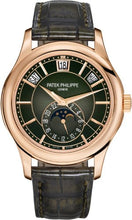 Load image into Gallery viewer, Patek Philippe Complications Annual Calendar Moon Phases Rose Gold Olive Green Dial | 5205R - 011 - Luxury Time NYC