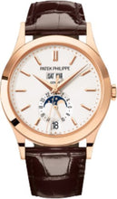 Load image into Gallery viewer, Patek Philippe Complications Annual Calendar Moon Phases Rose Gold Silver Opaline Dial | 5396R - 011 - Luxury Time NYC