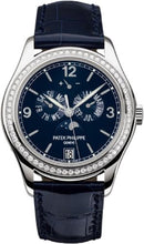 Load image into Gallery viewer, Patek Philippe Complications Annual Calendar Moon Phases White Gold Navy Blue Dial | 5147G - 001 - Luxury Time NYC