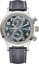 Load image into Gallery viewer, Patek Philippe Complications Calatrava Pilot Travel Time Chronograph White Gold Blue - Gray Dial | 5924G - 001 - Luxury Time NYC