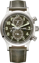 Load image into Gallery viewer, Patek Philippe Complications Calatrava Pilot Travel Time Chronograph White Gold Khaki Green Dial | 5924G - 010 - Luxury Time NYC