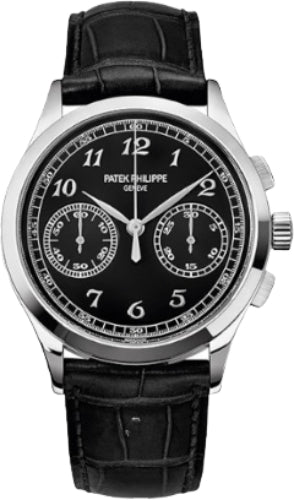 Patek Philippe Complications Chronograph 39.4mm Black Opaline Arabic White Gold Manual | 5170G - 010 - Luxury Time NYC