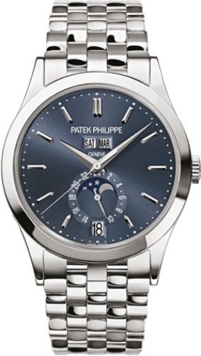 Patek Philippe Complications Day - Date Annual Calendar Moon Phases White Gold Blue Dial | 5396/1G - 001 - Luxury Time NYC