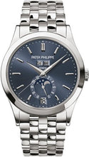 Load image into Gallery viewer, Patek Philippe Complications Day - Date Annual Calendar Moon Phases White Gold Blue Dial | 5396/1G - 001 - Luxury Time NYC