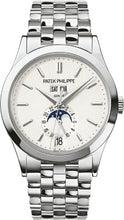 Load image into Gallery viewer, Patek Philippe Complications Day - Date Annual Calendar Moon Phases White Gold Silver Opaline Dial | 5396/1G - 010 - Luxury Time NYC