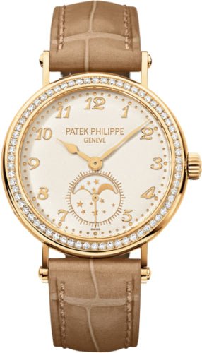 Patek Philippe 7121J-001 Moon Phase Ladies Yellow Gold Watch