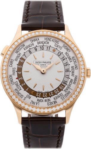 Patek Philippe Complications Rose Gold World Time Ivory Opaline Dial | 7130R - 001 - Luxury Time NYC