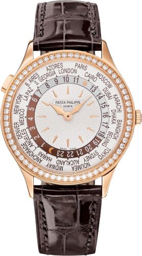 Patek Philippe Complications World Time 36 mm Rose Gold Ivory Dial - 7130R - 013 - Luxury Time NYC