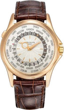 Load image into Gallery viewer, Patek Philippe Complications World Time 39.5mm Silver Yellow Gold Automatic | 5130J - 001 - Luxury Time NYC