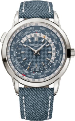 Patek Philippe Complications World Time Date White Gold Blue - Gray Dial | 5330G - 001 - Luxury Time NYC