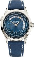 Load image into Gallery viewer, Patek Philippe Complications World Time Platinum Blue Dial | 5230P - 001 - Luxury Time NYC