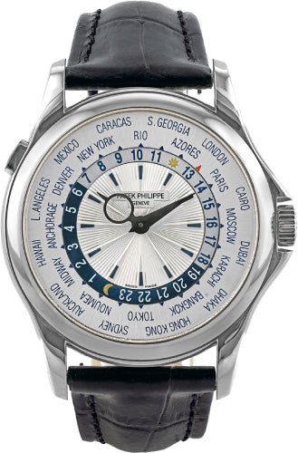 Patek Philippe Complications World Time White Gold Silver Dial | 5130G - 019 - Luxury Time NYC