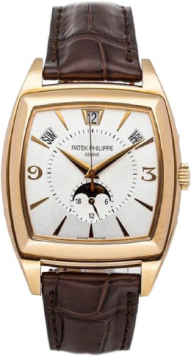 Patek Philippe Gondolo Calendario Annual Calendar Rose Gold Silver Dial | 5135R - 001 - Luxury Time NYC