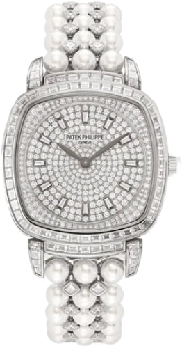 Patek Philippe Gondolo Ladies White Gold Diamond Set Dial | 7042/100G - 001 - Luxury Time NYC