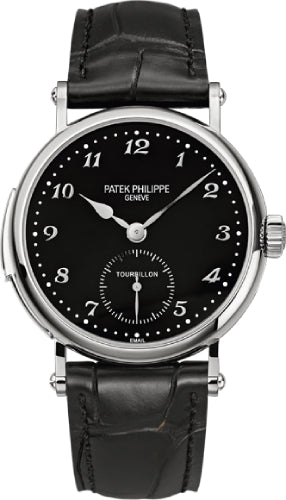 Patek Philippe Grand Complications Black Arabic White Gold 37mm Leather Manual | 5539G - 001 - Luxury Time NYC