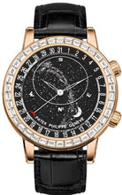 Load image into Gallery viewer, Patek Philippe Grand Complications Celestial Moon Age Rose Gold 44mm Black Sky Chart Dial Diamond Bezel - 6104R - 001 - Luxury Time NYC