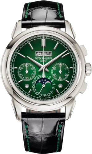 Patek Philippe Grand Complications Chronograph Perpetual Calendar Green Dial | 5270P - 014 - Luxury Time NYC