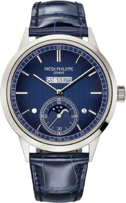 Patek Philippe Grand Complications In - Line Perpetual Calendar Platinum Blue Dial 41.3mm - 5236P - 001 - Luxury Time NYC