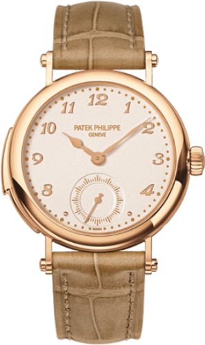 Patek Philippe Grand Complications Ladies 33.7mm Cream Arabic Rose Gold Manual | 7000R - 001 - Luxury Time NYC