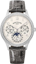 Load image into Gallery viewer, Patek Philippe Grand Complications Ladies First Perpetual Calendar White Gold Silver Dial 35.1mm Diamond Bezel - 7140G - 001 - Luxury Time NYC