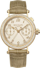 Load image into Gallery viewer, Patek Philippe Grand Complications Ladies Silver Opaline Arabic Rose Gold Manual 33.2mm | 7059R - 001 - Luxury Time NYC