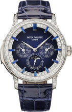 Load image into Gallery viewer, Patek Philippe Grand Complications Minute Repeater Perpetual Calendar Platinum Blue Black Gradient Dial Diamond Bezel | 5374/300P - 001 - Luxury Time NYC