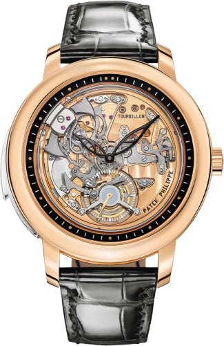 Patek Philippe Grand Complications Minute Repeater Tourbillion Rose Gold Skeleton Dial | 5303R - 001 - Luxury Time NYC