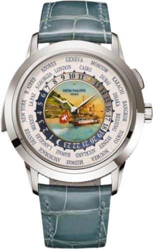 Patek Philippe Grand Complications Minute Repeater World Time White Gold Grand Feu Cloisonne Enamel Dial | 5531G - 001 - Luxury Time NYC