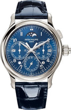 Load image into Gallery viewer, Patek Philippe Grand Complications Split - Seconds Chronograph Perpetual Calendar Platinum Blue Dial - 5372P - 001 - Luxury Time NYC