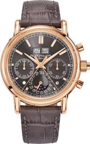 Patek Philippe Grand Complications Split - Seconds Chronograph Perpetual Calendar Slate Gray Dial | 5204R - 011 - Luxury Time NYC