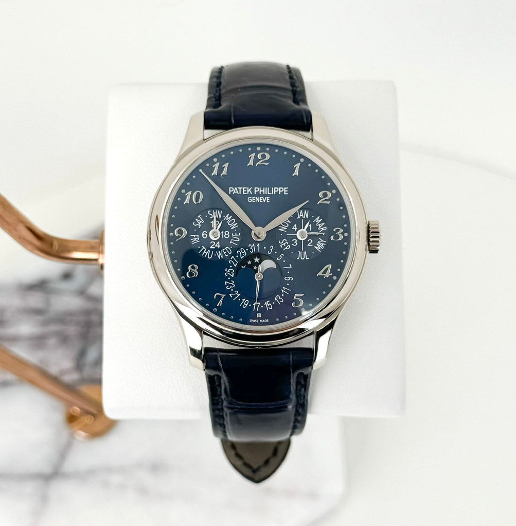 Patek Philippe Men Grand Complications Perpetual Calender Moonphase Watch - 5327G-001 - Luxury Time NYC
