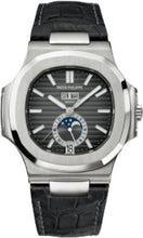 Load image into Gallery viewer, Patek Philippe Nautilus Annual Calendar Moon Phases Stainless Steel Black Dial | 5726A - 001 - Luxury Time NYC