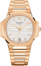 Load image into Gallery viewer, Patek Philippe Nautilus Ladies Rose Gold Silver Dial | 7118/1R - 001 - Luxury Time NYC