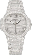 Load image into Gallery viewer, Patek Philippe Nautilus Ladies White Gold/Diamond Paved | 7118/1450G - 001 - Luxury Time NYC