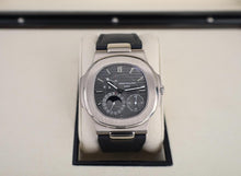 Load image into Gallery viewer, Patek Philippe Nautilus Moon Phases White Gold Slate Gray Dial | 5712G - 001 - Luxury Time NYC